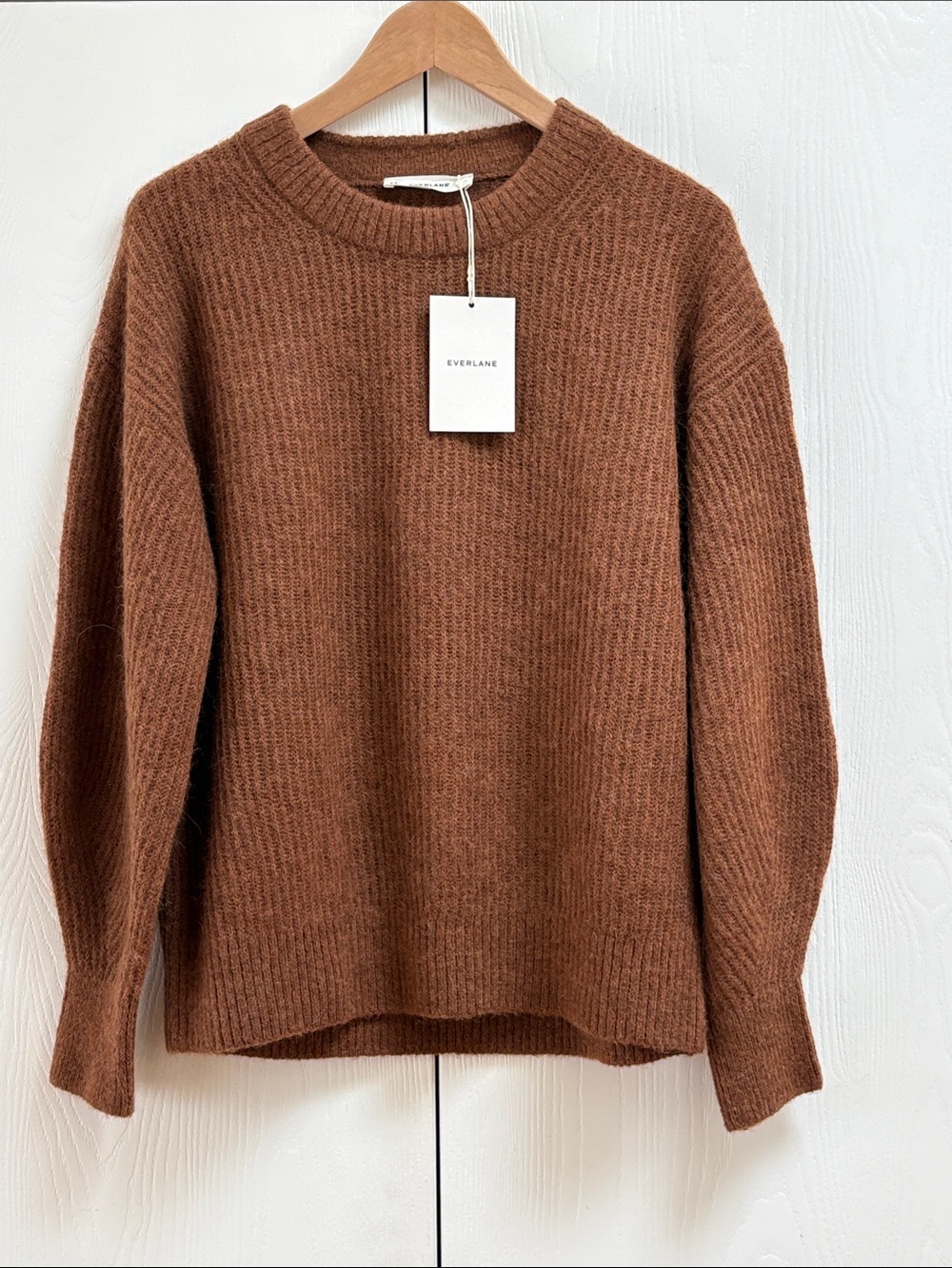Everlane Brown Crewneck Sweater — Women's Cozy Knit